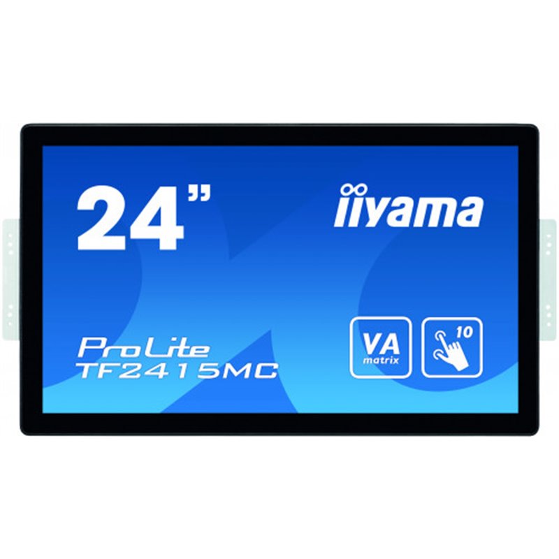 iiyama ProLite TF2415MC-B2 pantalla para PC 60,5 cm (23.8") 1920 x 1080 Pixeles Full HD VA Pantalla táctil Multi-usuario Negro