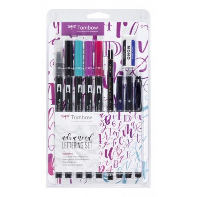 SET LETTERING DE CALIGRAFIA MODELO ADVANCED TOMBOW LS-ADV