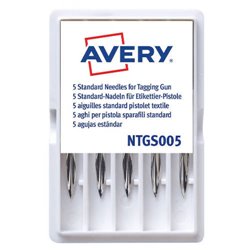 AGUJAS ESTÁNDAR CORTAS CON BASE DE PLÁSTICO AVERY NTGS005