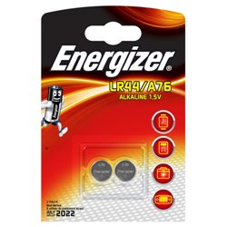 BLISTER 2 PILAS DE BOTON MODELO A76/LR44 ENERGIZER 639317