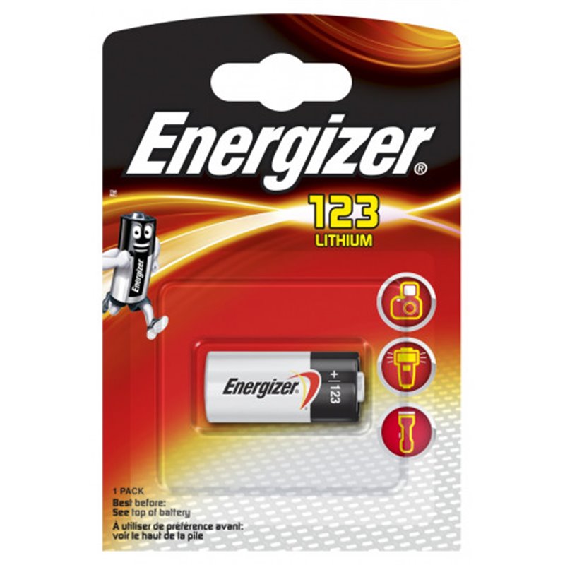 BLISTER 1 PILA ESPECIAL LITHIUM PHOTO EL123 ENERGIZER E300777601