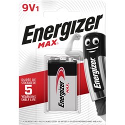 Energizer Max – 9V Batería de un solo uso Alcalino