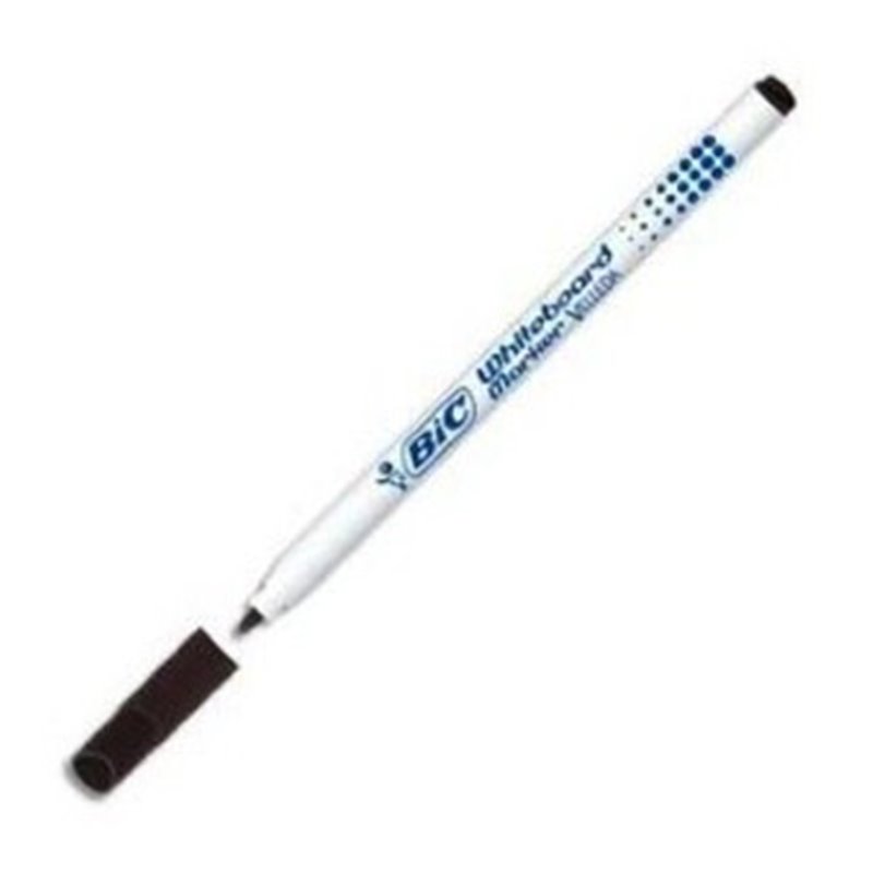 MARCADOR PARA PIZARRA BLANCA 1721 TINTA A BASE DE ALCOHOL TRAZO 1MM. NEGRO VELLEDA 841842