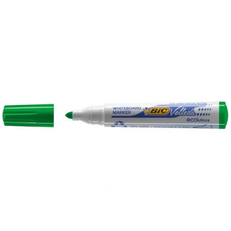 MARCADOR PARA PIZARRA BLANCA 1701 TINTA A BASE DE ALCOHOL TRAZO 1,5MM. VERDE VELLEDA 904940