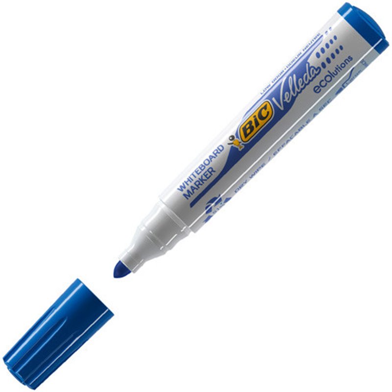 MARCADOR PARA PIZARRA BLANCA 1701 TINTA A BASE DE ALCOHOL TRAZO 1,5MM. AZUL VELLEDA 904938