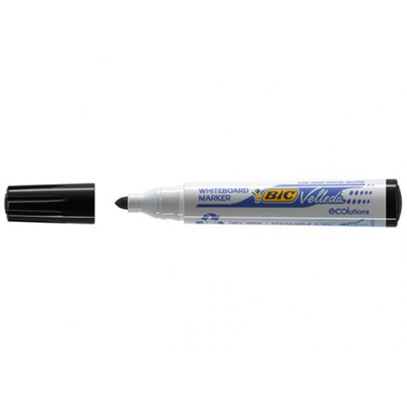 MARCADOR PARA PIZARRA BLANCA 1701 TINTA A BASE DE ALCOHOL TRAZO 1,5MM. NEGRO VELLEDA 904937