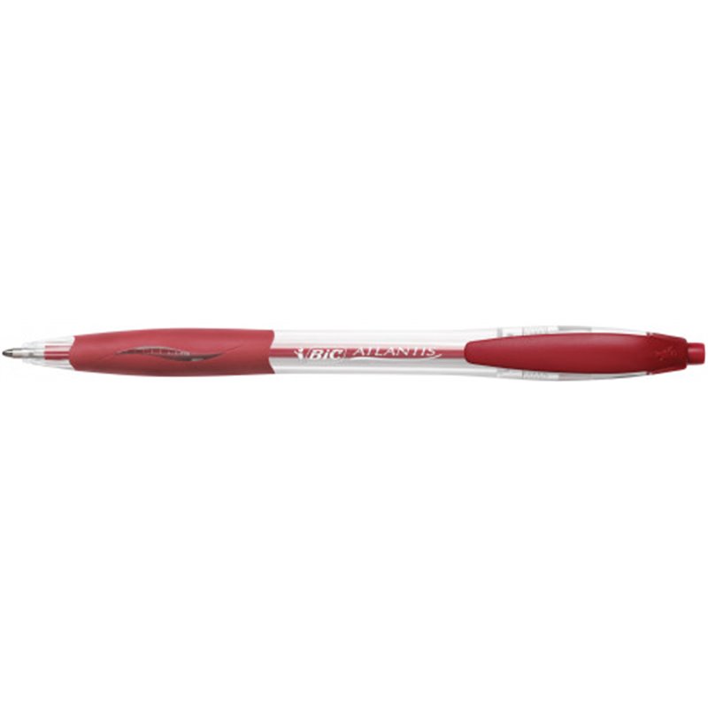 BOLIGRAFO RETRACTIL TRAZO 0,4 MM. ATLANTIS ROJO BIC 887133