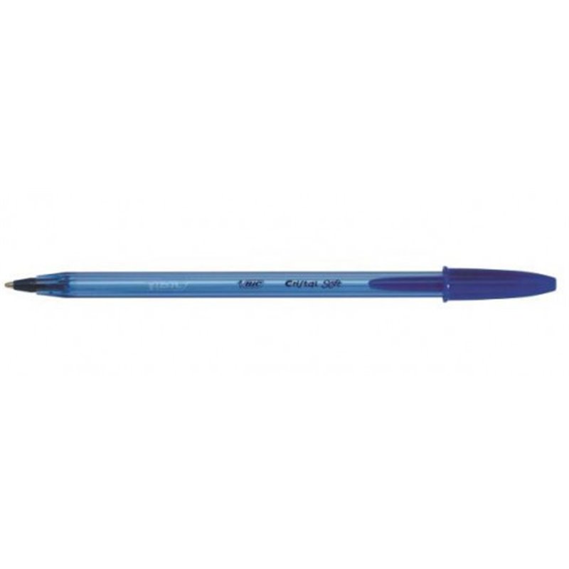 BOLIGRAFO CRISTAL SOFT TRAZO 0,5 MM. COLOR AZUL BIC 951434