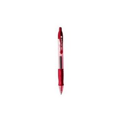 BIC 829159 bolígrafo Rojo Bolígrafo de punta retráctil con pulsador 12 pieza(s)