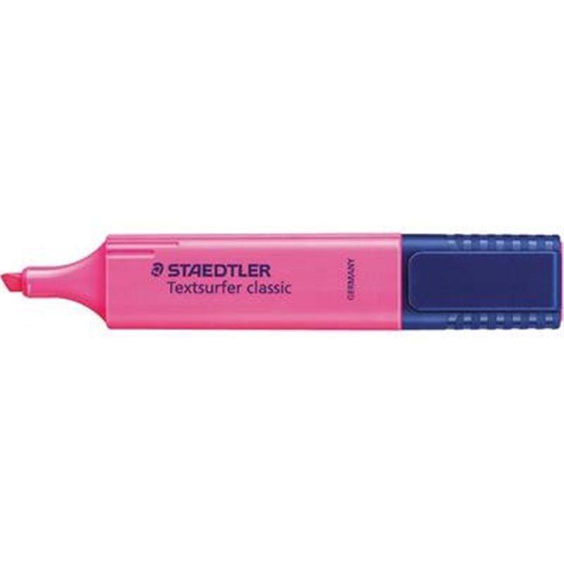 MARCADOR FLUORESCENTE TEXTSURFER CLASSIC 1-5MM. ROSA STAEDTLER 364-23