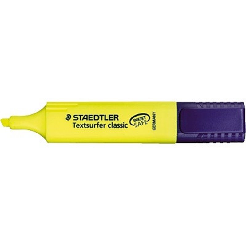 MARCADOR FLUORESCENTE TEXTSURFER CLASSIC 1-5MM. AMARILLO STAEDTLER 364-1