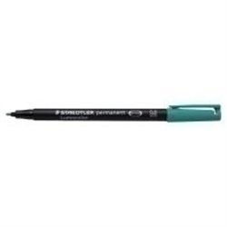 MARCADOR LUMOCOLOR PERMANENTE PUNTA MEDIA 1MM. VERDE STAEDTLER 317-5