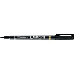 MARCADOR LUMOCOLOR PERMANENTE PUNTA SUPERFINA 0,4MM. NEGRO STAEDTLER 313-9