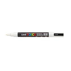 ROTULADOR NO PERMANENTE PC-3M PUNTA CONICA 0,9-1,3MM BLANCO UNI-BALL 284554000