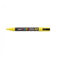 ROTULADOR NO PERMANENTE PC-3M PUNTA CONICA 0,9-1,3MM AMARILLO UNI-BALL 284570000