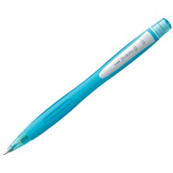 PORTAMINAS UNI SHALAKU 0,5MM AZUL CLARO CON GOMA UNI-BALL 105221000