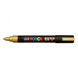 MARCADOR PC-5M POSCA 1.8-2.5MM ORO UNI-BALL 286666000