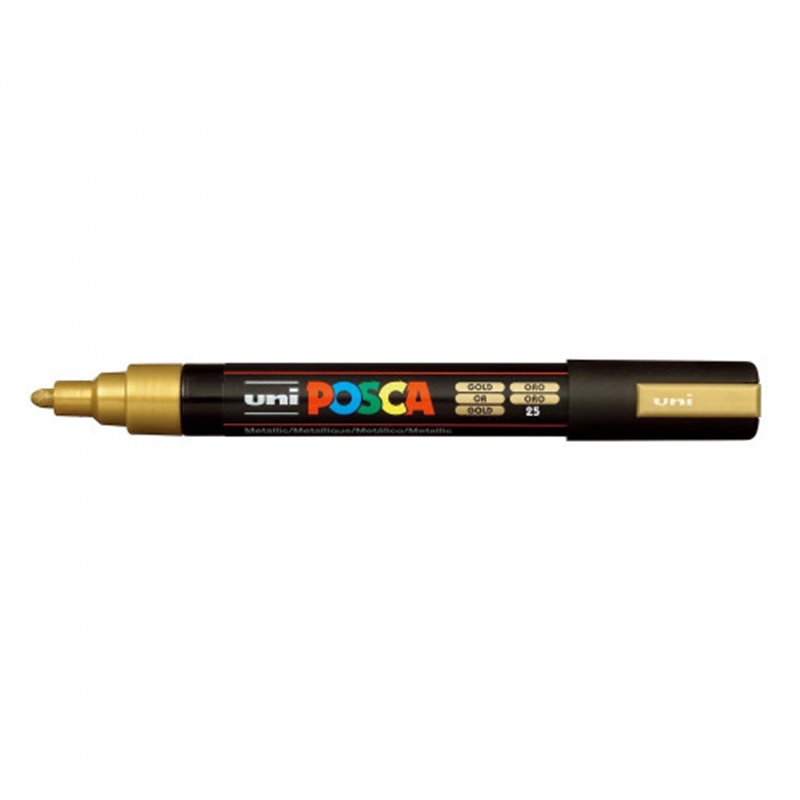 MARCADOR PC-5M POSCA 1.8-2.5MM ORO UNI-BALL 286666000