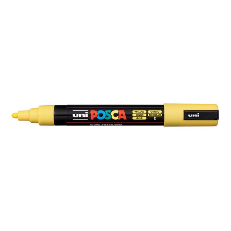 MARCADOR PC-5M POSCA 1.8-2.5MM AMARILLO UNI-BALL 286526000