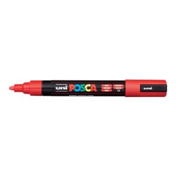 MARCADOR PC-5M POSCA 1.8-2.5MM ROJO UNI-BALL 286617000