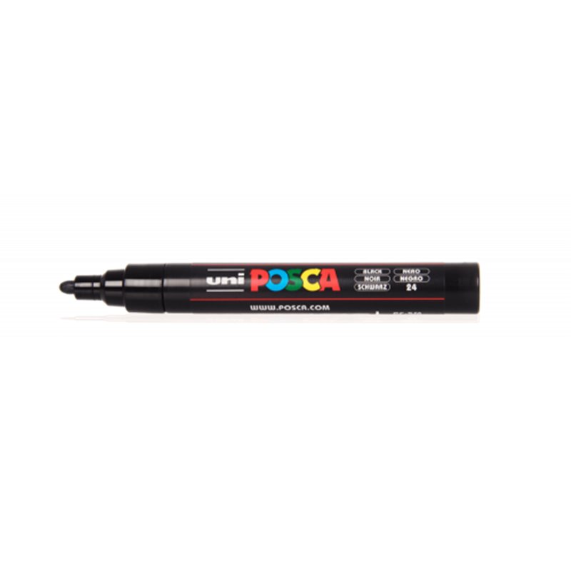 MARCADOR PC-5M POSCA 1.8-2.5MM NEGRO UNI-BALL 286658000