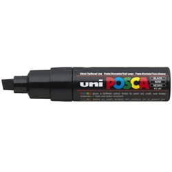 MARCADOR PC-8K POSCA PUNTA B 8MM. NEGRO UNI-BALL 300566000