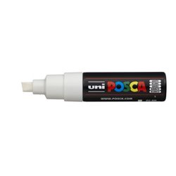 MARCADOR PC-8K POSCA PUNTA B 8MM. BLANCO UNI-BALL 300426000