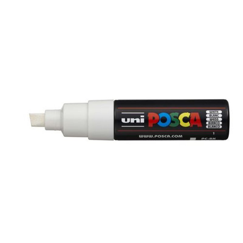 MARCADOR PC-8K POSCA PUNTA B 8MM. BLANCO UNI-BALL 300426000