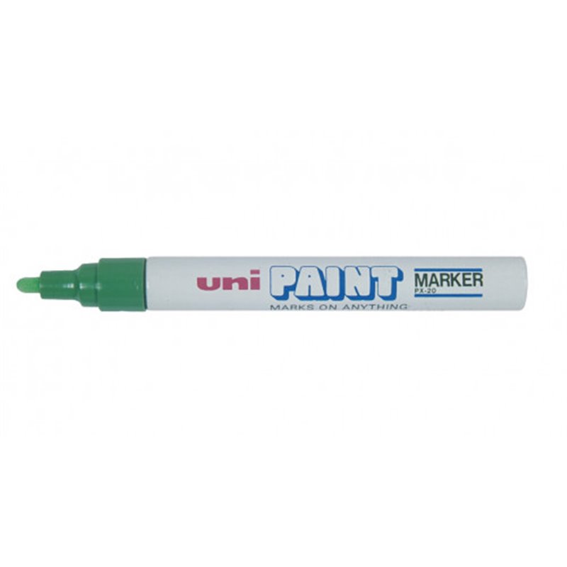 MARCADOR PERMANENTE PUNTA M 2,2-2,8MM. VERDE UNI-BALL 545533000