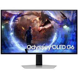 Monitor Gaming Samsung G6 Odyssey OLED S27DG600SU 27"/ QHD/ 0.03ms/ 360Hz/ Regulable en Altura/ Plata