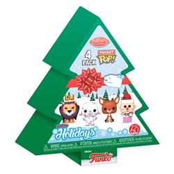 Arbol Navidad con 4 figuras Pocket POP Rudolph