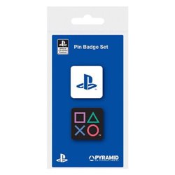 JUEGO DE PINES ESMALTADOS PLAYSTATION FORMAS PYRAMID PBE5607