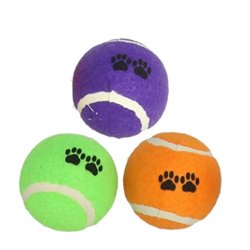 SET 3 PELOTAS MASCOTAS 6CM