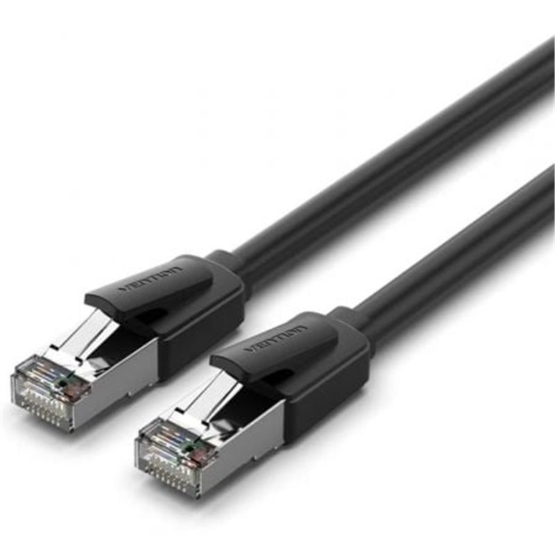 Cable de Red RJ45 SFTP Vention IKKBF Cat.8/ 1m/ Negro