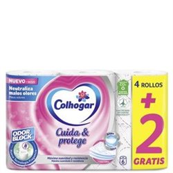 COLHOGAR PAPEL HIGIENICO CUIDA Y PROTEGE 4+2 GRATIS