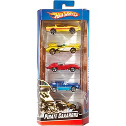 Blister 5 coches Hot Wheels surtido