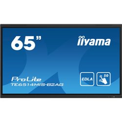 iiyama PROLITE TE6514MIS-B2AG Pantalla plana para señalización digital 165,1 cm (65") LCD Wifi 435 cd / m² 4K Ultra HD Negro Pan