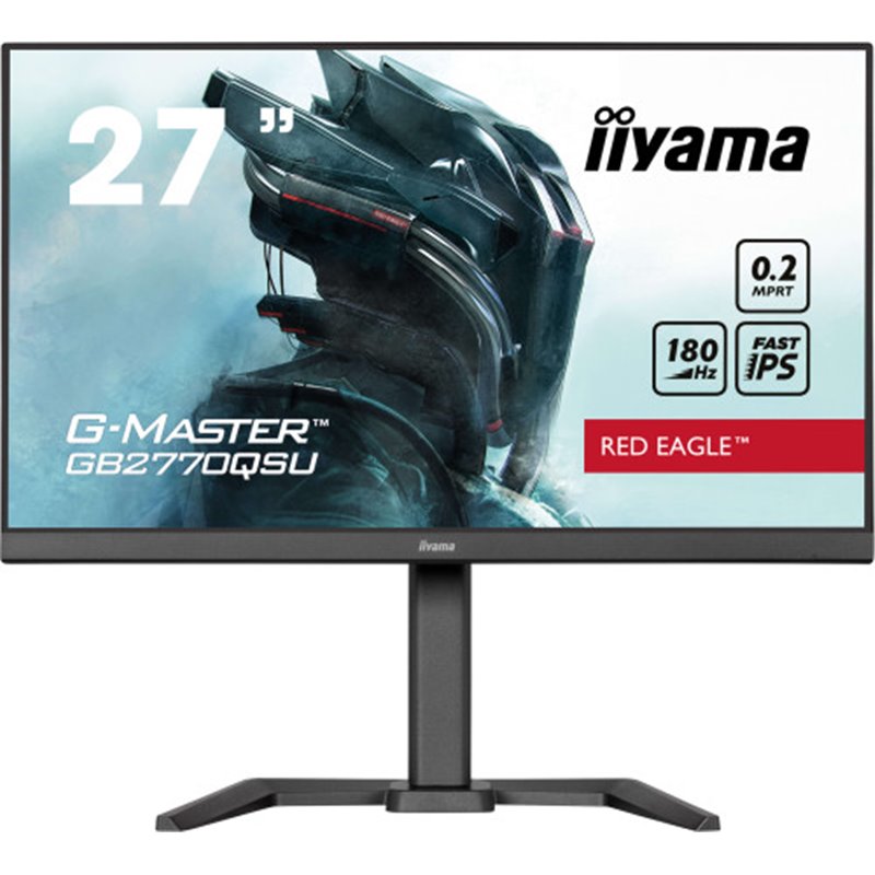 iiyama G-MASTER GB2770QSU-B6 pantalla para PC 68,6 cm (27") 2560 x 1440 Pixeles 2K Ultra HD LCD Negro