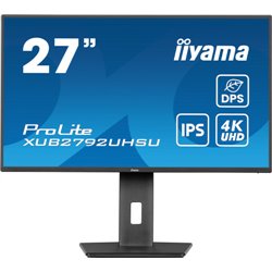 iiyama ProLite XUB2792UHSU-B6 pantalla para PC 68,6 cm (27") 3840 x 2160 Pixeles 4K Ultra HD LED Negro