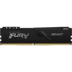 Memoria RAM Kingston FURY Beast 16GB/ DDR4/ 3600MHz/ 1.35V/ CL18/ DIMM