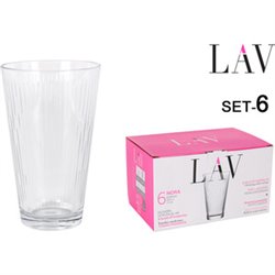 SET 6 VASOS 325CC NORA