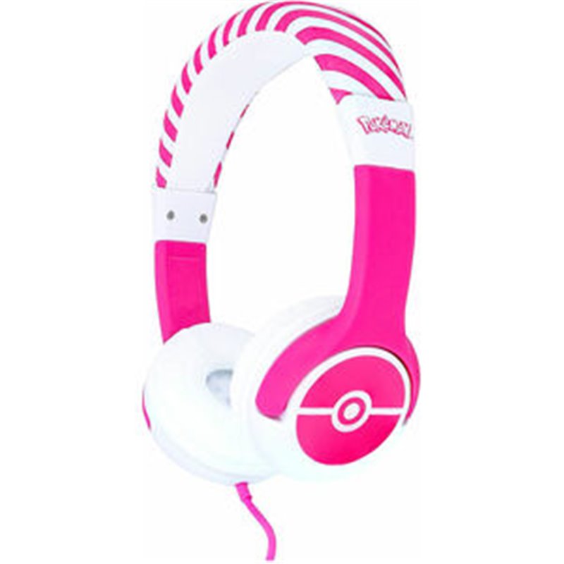 AURICULARES INFANTILES PINK POKEBALL POKEMON