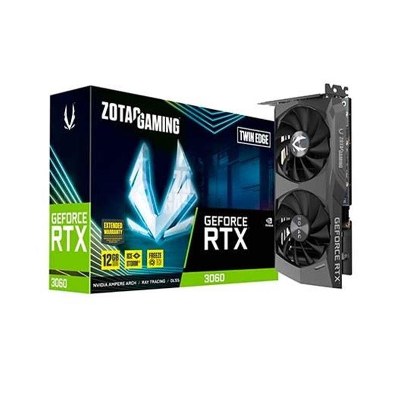 TARJETA GRÁFICA ZOTAC RTX 3060 TWIN EDGE 12GB GDDR6