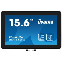 iiyama OTF1616MC-B1 pantalla de señalización Pantalla plana para señalización digital 39,6 cm (15.6") LCD 1100 cd / m² Full HD N