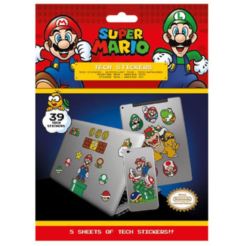 VINILOS DECORATIVOS SUPER MARIO VARIADOS PYRAMID TS7405