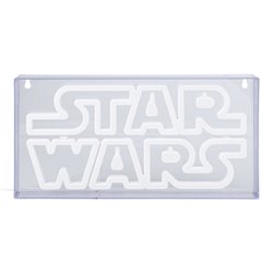 LÁMPARA LED ESTILO NEÓN LOGO STAR WARS 15 X 30 CM PALADONE PP13123SW