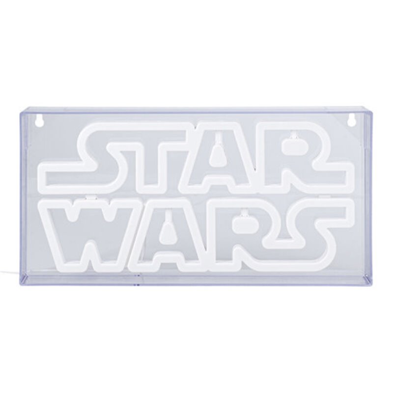 LÁMPARA LED ESTILO NEÓN LOGO STAR WARS 15 X 30 CM PALADONE PP13123SW