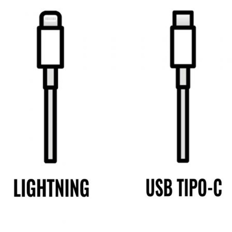 Cable Apple USB-C a Lightning/ 2m