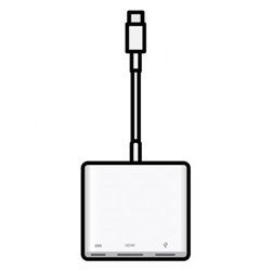 Adaptador usb-c digital Av Multiport Macbook v3 MW5M3ZM/A