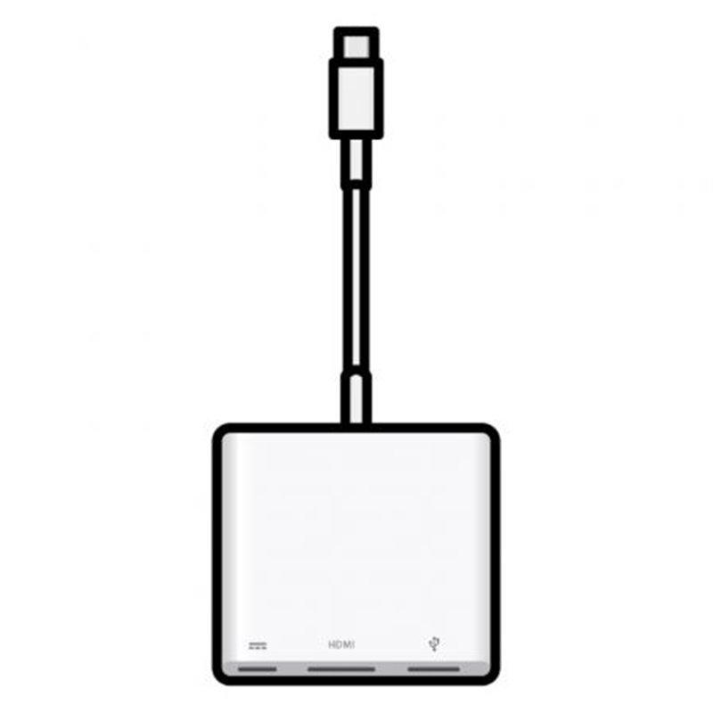 Adaptador usb-c digital Av Multiport Macbook v3 MW5M3ZM/A